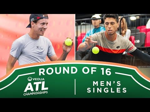 Connor Garnett v Pablo Tellez at the Veolia Atlanta Pickleball Championships