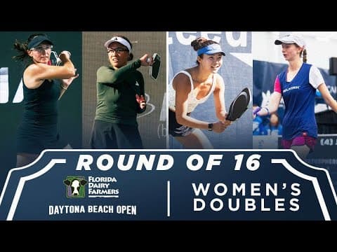 Rohrabacher/Tuionetoa vs Kong/Summers at the Florida Dairy Farmers Daytona Beach Open