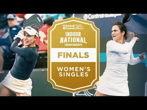 Parris Todd vs Lea Jansen at the Pickleball Central Indoor National Championships | PPA Tour
