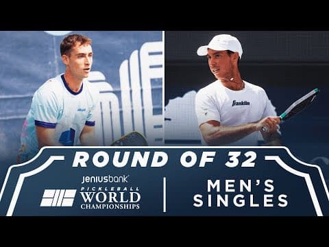 Dylan Frazier v JW Johnson at the Jenius Bank Pickleball World Championships