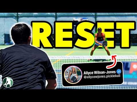 Hit PERFECT Resets With Top Pickleball Pro Allyce Jones