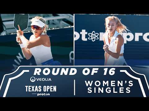 Anna Leigh Waters vs Hannah Blatt at the Veolia Texas Open