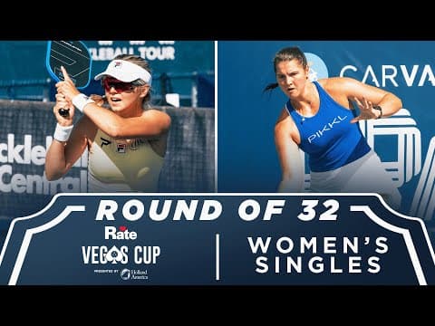 Anna Leigh Waters v Zoey Weil at the Rate Vegas Cup presented by Holland America