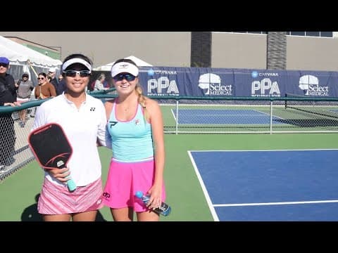 PPA Arizona Grand Slam Against Waters, Anna Leigh