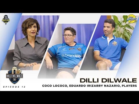 Pickle Talk with Mandira | Episode 12 | Eduardo Irizarry and Coach Coco Lococo - Dilli Dillwale