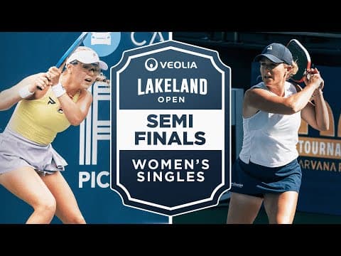Anna Leigh Waters v Brooke Buckner at the Veolia Lakeland Open