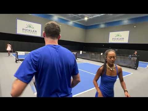 Pickle Money Mixed Kelsey Laurente and Andrew Loftin vs Jemere Plummer and Sharienne Ricardo