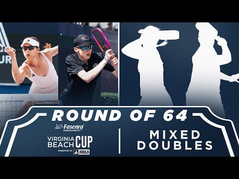 Bright/Klinger v Rodriguez/Bieger at the Fasenra Virginia Beach Cup presented by Joola