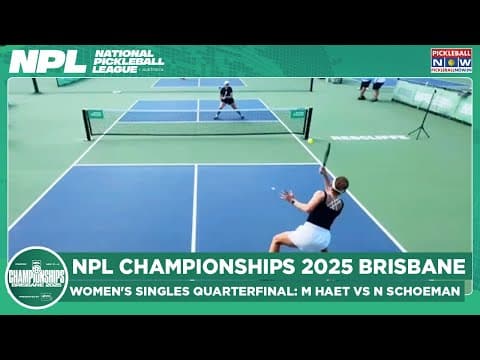 Michaela Haet Secures Semifinal Spot in Style | NPL Championships Brisbane 2025 | PWR 700