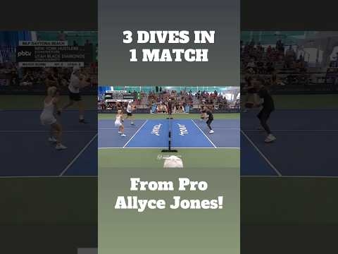 Not one, but THREE dives in ONE MATCH from our sponsored pro, Allyce Jones!🤩😲That’s how we “ROLL!”