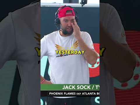 Tennis Star, Jack Sock, confronts this pickleball commentator and things get a little tense 😳