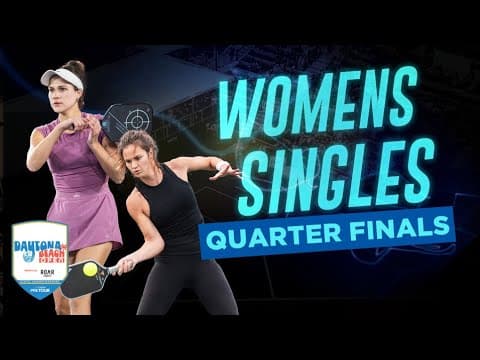 Dominique Schaefer v Helena Jansen at the Daytona Beach Open
