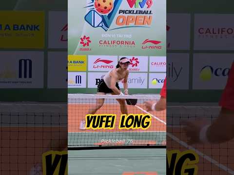 Yufei Long’s full-power warm-up #pickleball