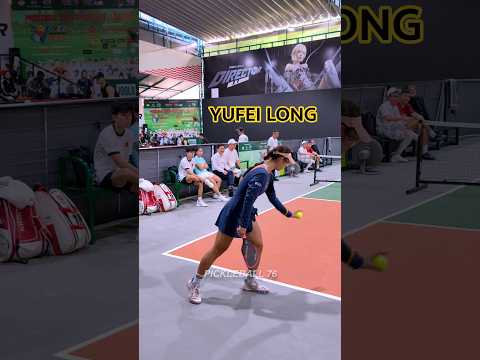 Yufei Long’s powerful rallies #pickleball