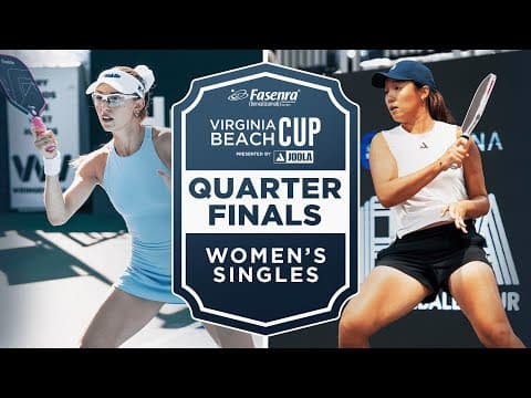 Parris Todd v Chao Yi Wang at the Fasenra Virginia Beach Cup presented by Joola