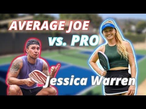 I Beat A PICKLEBALL PRO!!