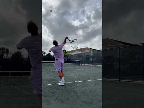 Eden Lica sick tennis serve!!!