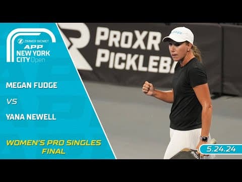 2024 Zimmer Biomet APP New York City Open I Megan Fudge vs. Yana Newell | Women's Singles Final