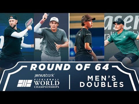 Sock/Hovenier v Shimabukuro/Rahachou at the Jenius Bank Pickleball World Championships