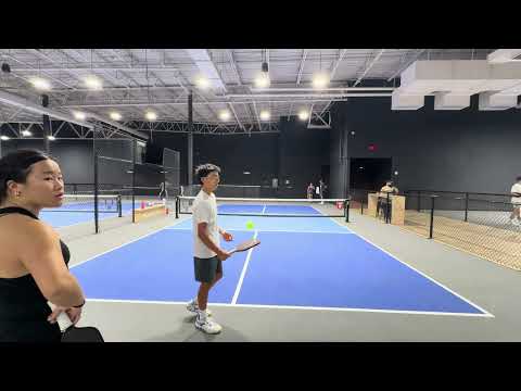 R32 Mixed doubles vs Emilien Burnel and Audrey Banada at the Portland PPA Challenger