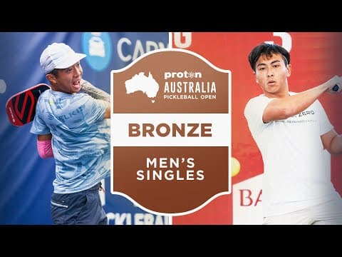 Quang Duong v Phuc Hyunh at the Proton Australia Pickleball Open