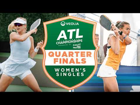 Anna Leigh Waters v Judit Castillo at the Veolia Atlanta Pickleball Championships