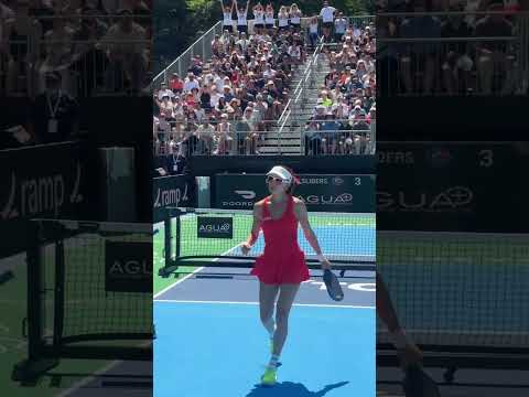 INSANE hand speed shown by Parris Todd and Andrei Daescu in this pickleball point 🔥