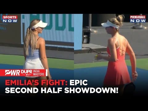 PWR DUPR India Masters 2024: Emilia Schmidt Fights Back, but Sofia Sewing Seals the Match!