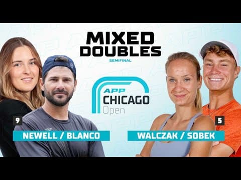 Mixed Pro Doubles Semifinal - Yana Newell & Riley Blanco vs. Daria Walczak & Will Sobek
