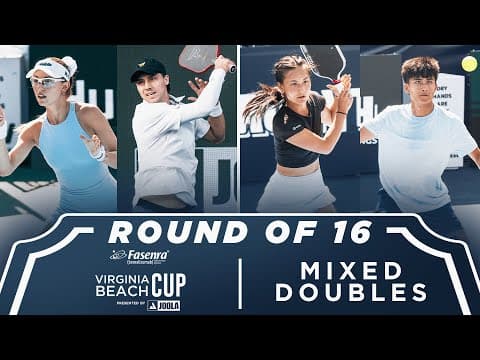 Todd/Alshon v Truong/Truong at the Fasenra Virginia Beach Cup presented by Joola