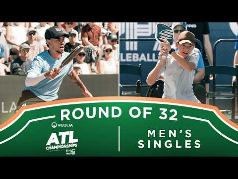 Jaume Martinez Vich v Tama Shimabukuro at the Veolia Atlanta Pickleball Championships