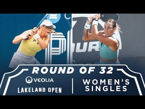 Anna Leigh Waters v Seone Mendez at the Veolia Lakeland Open