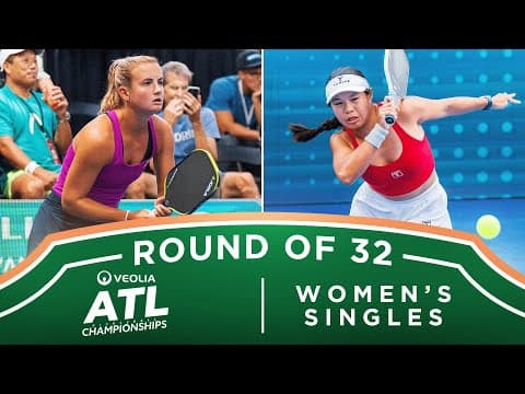 Kate Fahey v Samantha Parker at the Veolia Atlanta Pickleball Championships 2