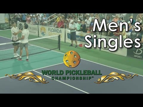 2019 WPC - Men's Singles - Ben Johns vs. Eden Lica