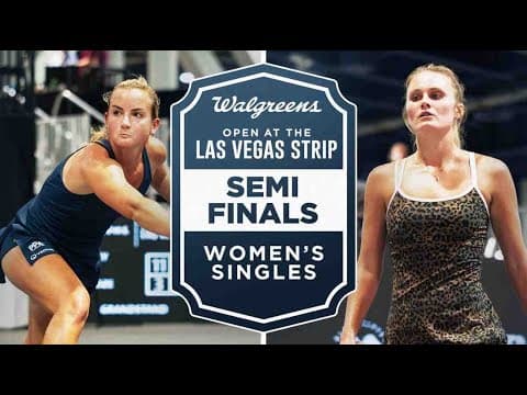 Kate Fahey v Layne Sleeth at the Walgreens Open at the Las Vegas Strip