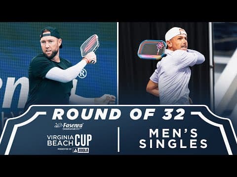 Jack Sock v Alexander Crum at the Fasenra Virginia Beach Cup presented by Joola