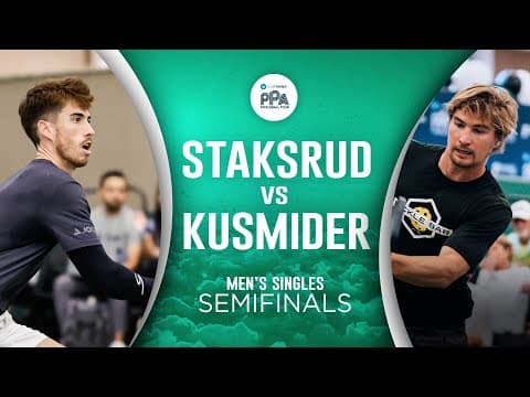#12 Ranked Kusmider attempts to move on to Championship Sunday