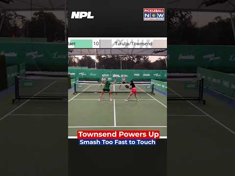 No one’s returning that! 💥 Danni Elle Townsend’s brutal smash 🔥💪 #shorts #ytshorts #pickleball #npl