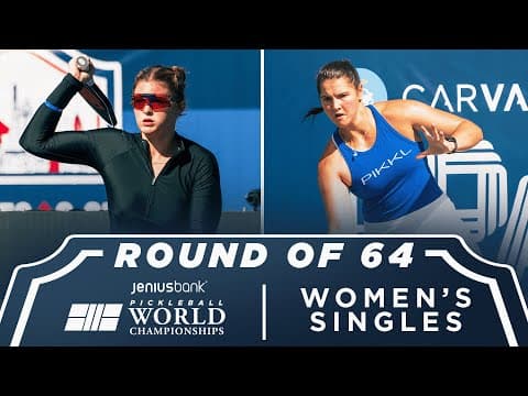 Cailyn Campbell v Zoey Weil at the Jenius Bank Pickleball World Championships