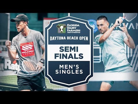Lenhard vs Joseph at the Florida Dairy Farmers Daytona Beach Open