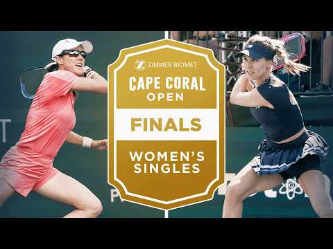 Kaitlyn Christian vs Genie Bouchard at the Zimmer Biomet Cape Coral Open