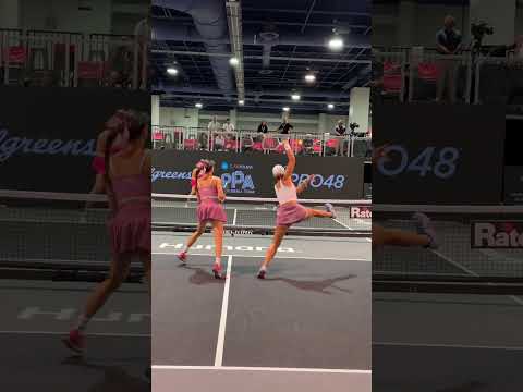 I can’t even believe how good these women are at pickleball 😧😳