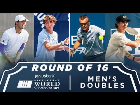 Johns/Tardio v Emmrich/Loyd at the Jenius Bank Pickleball World Championships
