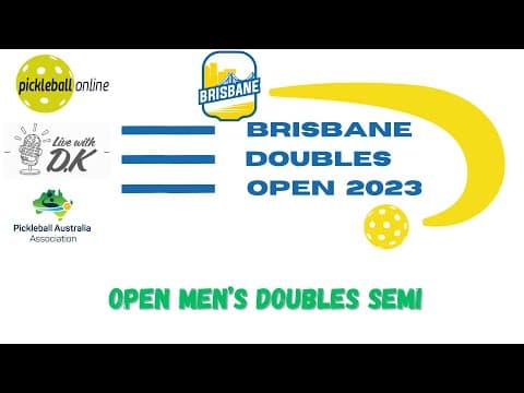 2023 BDO - Open Men’s Doubles Semi