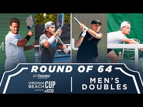Scarpa/Dow v Haworth/Protzek at the Fasenra Virginia Beach Cup presented by Joola