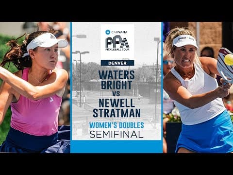 Waters/Bright vs Newell/Stratman in the Semis at Denver Open