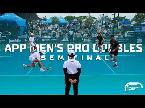 Men's Pro Doubles Semifinal - Will Howells & Jack Munro vs. Patrick Kawka & Mark Dancuart | APP Tour