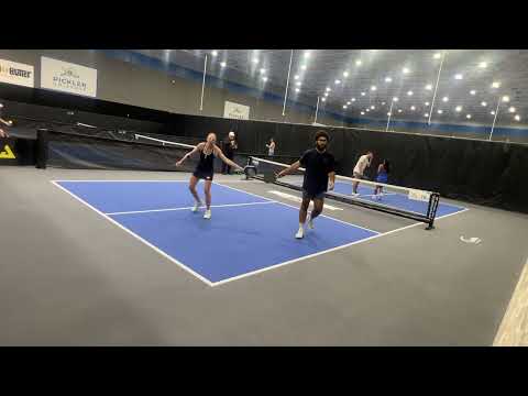 Pickle Money Quarters Mixed Kelsey Laurente and Andrew Loftin vs Susanna Barr and Robert Slutsky