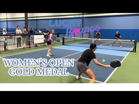 Women’s open division gold medal match  spring challenge tournament pure Pickleball club 