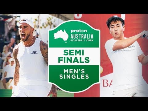 Tyson McGuffin vs Phuc Huynh at the Proton Australia Pickleball Open